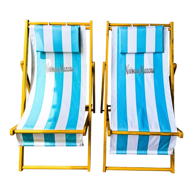 Rare Set of Vintage Neiman Marcus Lounge Chairs. For Sale