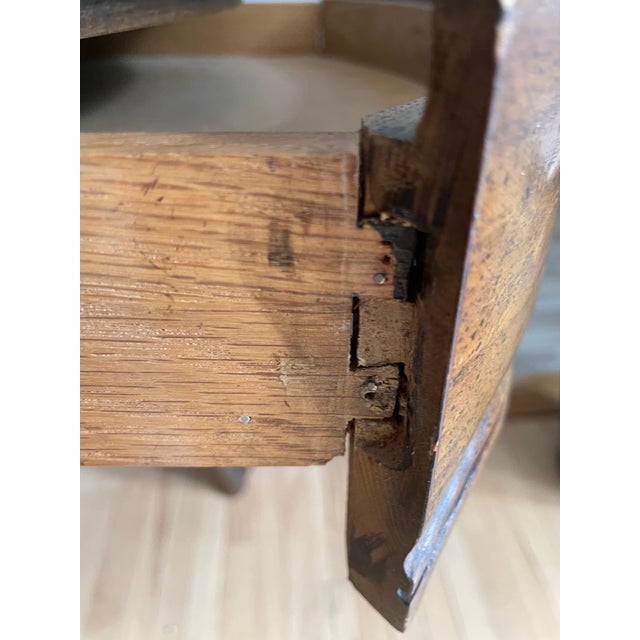 Baker Furniture Company Vintage Country French Oak Round Side Table - Mid 20th Century For Sale - Image 10 of 11