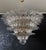 2020s Murano Palmette Ceiling Light on Four Levels, 163 Trasparent Glasses For Sale - Image 5 of 12