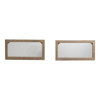 19th Century France Red Wood Mirror For Sale