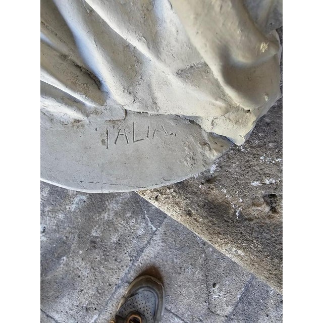 White Large 19th Century Terracotta, 1890s For Sale - Image 8 of 18