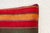 Mahi Striped Gujarati Mashru Lumbar Pillow For Sale - Image 4 of 7