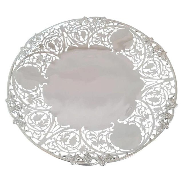 Sterling Silver Cake Stand from Cooper Brothers & Sons, Sheffield, 1962 For Sale - Image 13 of 13