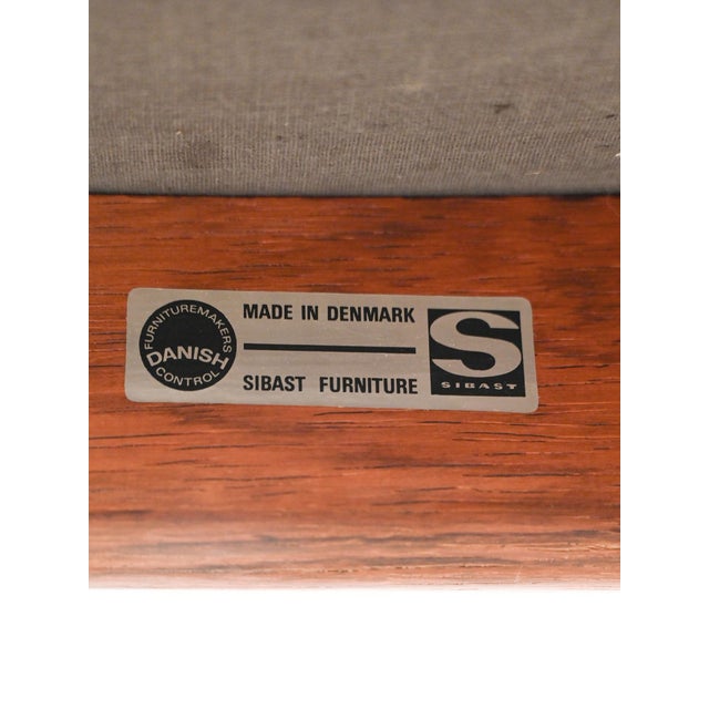 Ark Armchairs in Leather by Arne Vodder for Sibast, 1960s, Set of 2 For Sale - Image 16 of 17