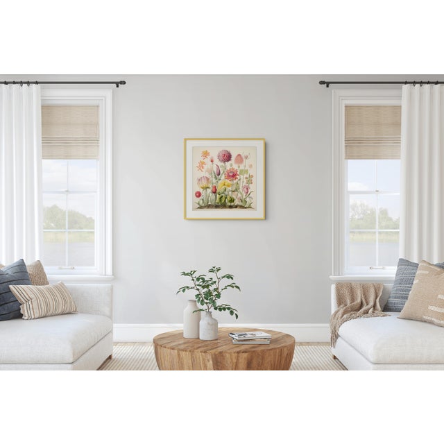 Antique Botanical Garden Study – Fine Art Print This striking natural history print reproduces an antique botanical...