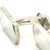 1990s Pair of Gucci Estate Mens Cufflinks Sterling Silver For Sale - Image 4 of 8