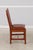 2010s Set of 4 Stickley Mission Cherry Leather Dining Chairs For Sale - Image 5 of 18