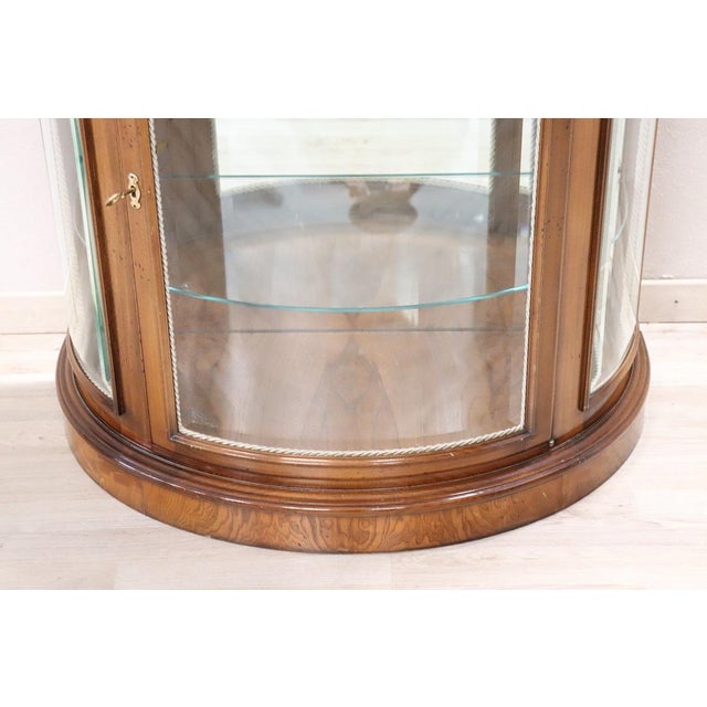Vintage Vitrine in Walnut Root, 1990s For Sale - Image 10 of 13