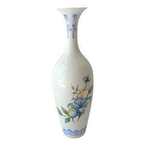 Vintage Jingdezhen Floral Eggshell Porcelain Chinese Vase