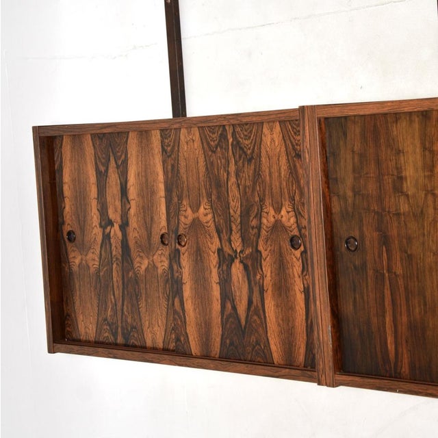 Wood Vintage Danish Wall Mounting Cabinet from Preben Sorensen, 1960s For Sale - Image 7 of 13