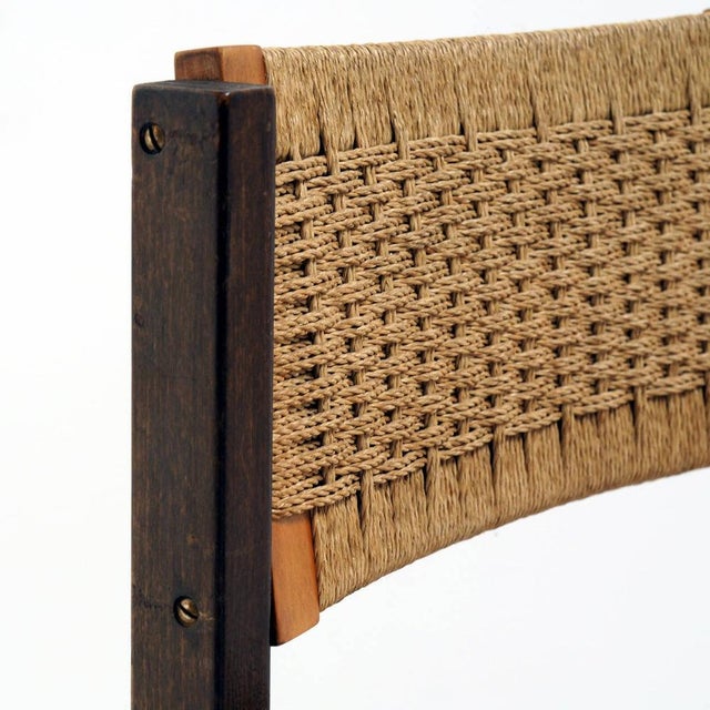 Brown Vintage Dining Chairs in the style of Martin Visser, 1960s, Set of 4 For Sale - Image 8 of 9