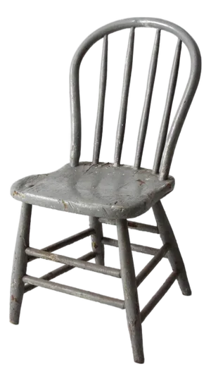Antique Farmhouse Spindle Back Chair