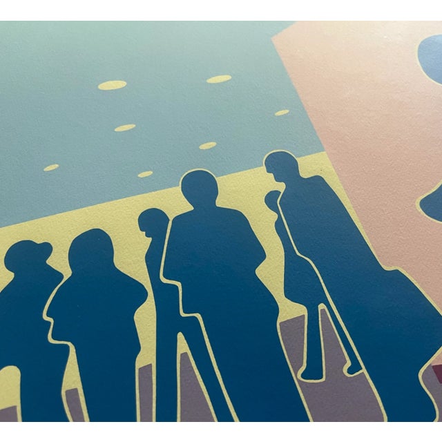 If you love modern or post modern art, take a look. This sci fi-esque rendering might remind you of the Twighlight Zone...