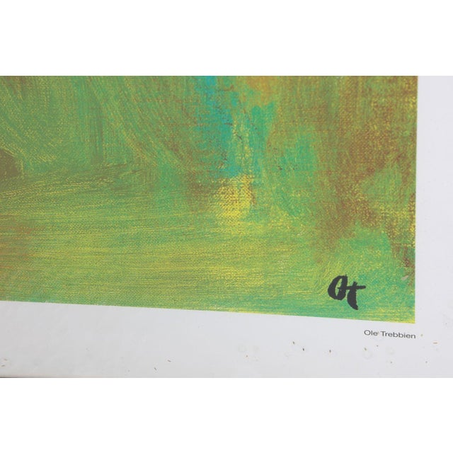 Late 20th Century Late 20th Century Danish Artist Ole Trebbien Lithograph Reproduction For Sale - Image 5 of 5
