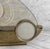 Gold Mid-Century Atomic Gold & Lucite Mantle Sailboat Clock For Sale - Image 8 of 9