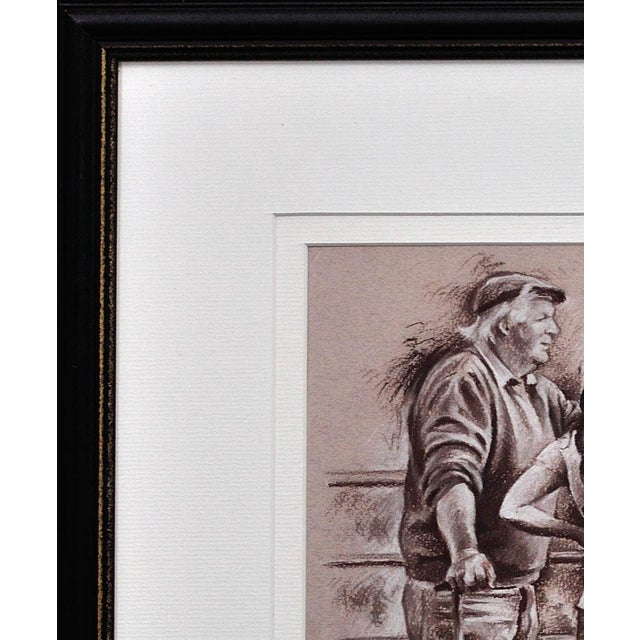 Early 21st Century Elin Sian Blake, Stable Friends, 21st Century, Pastel For Sale - Image 5 of 18