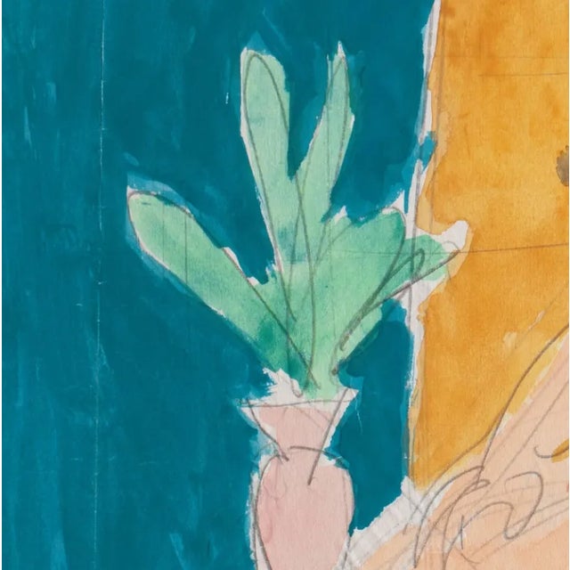 Victor Di Gesu 'Seated Nude' by Victor Di Gesu, Louvre, Académie Chaumière, Los Angeles County Museum of Art, California Post-Impressionist For Sale - Image 4 of 7