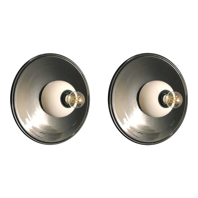 Mid 20th Century Ceramic Sconces - a Pair For Sale