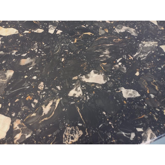 Vintage Rectangular Coffee Table in Black Marble and Smoked Glass, 1960s For Sale - Image 17 of 18