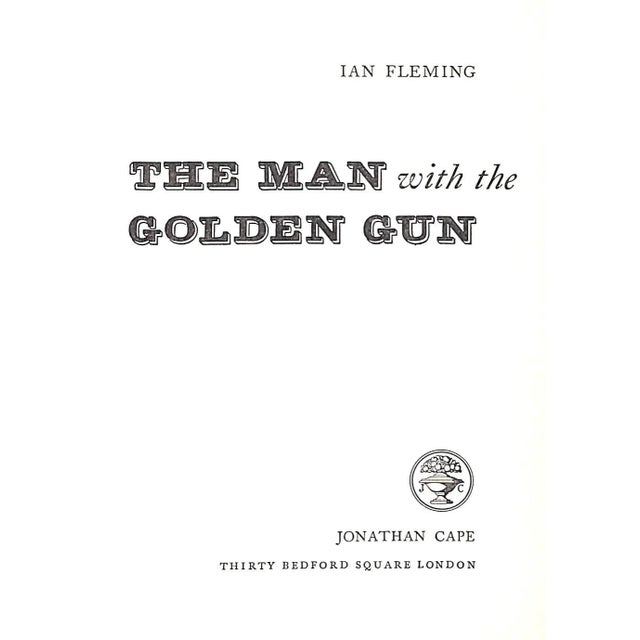 Traditional "The Man With the Golden Gun" 1965 Fleming, Ian For Sale - Image 3 of 6