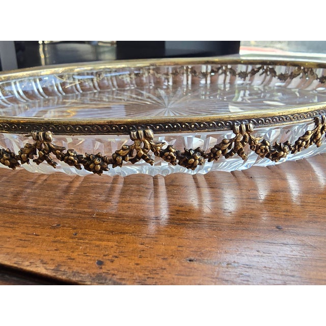 Late 19th Century Cut Crystal Dishes with 800 Sterling Silver Mounts, Germany, Set of 2 For Sale - Image 9 of 14