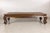 Antique Chinese Elm Opium Bed Coffee Table with Woven Rattan Top and Scroll Legs For Sale - Image 14 of 18