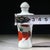 Iron Red Porcelain Snuff Bottle With Fish Motif For Sale In Los Angeles - Image 6 of 9