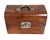 English Antique English Mahogany 3 Bottle Box Gentleman's Spirit Decanter Caddy For Sale - Image 3 of 15