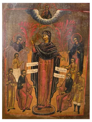Antique Orthodox Icon, 1860