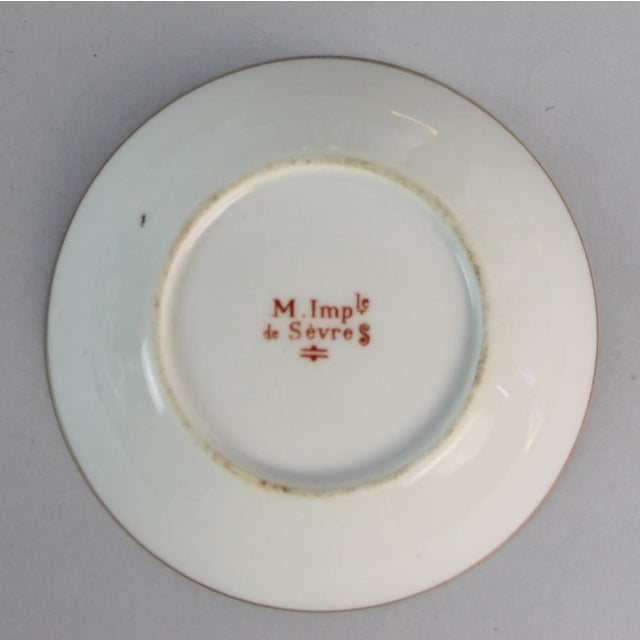 19th Century Sevres Porcelain Coffee Service, Set of 4 For Sale - Image 9 of 11