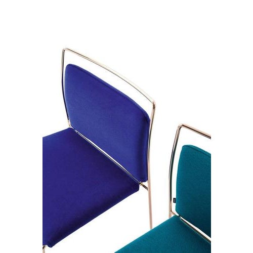 Black Mid-Century Tulu Chair with Chrome Frame by Kazuhide Takahama for Cassina For Sale - Image 8 of 13