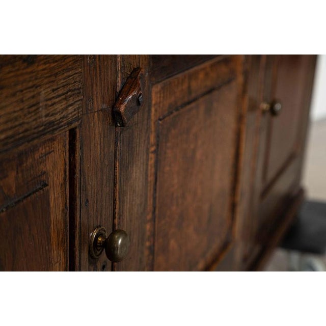 18th Century English Vernacular Oak Dresser Base, 1790s For Sale - Image 12 of 18