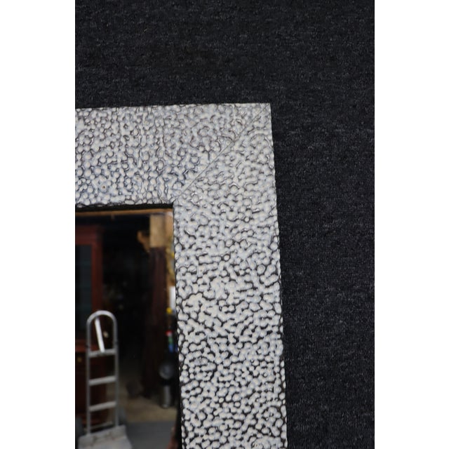 Metal Olde Good Things "Pebbles" Reclaimed Zinc Framed Wall Mirror For Sale - Image 7 of 13