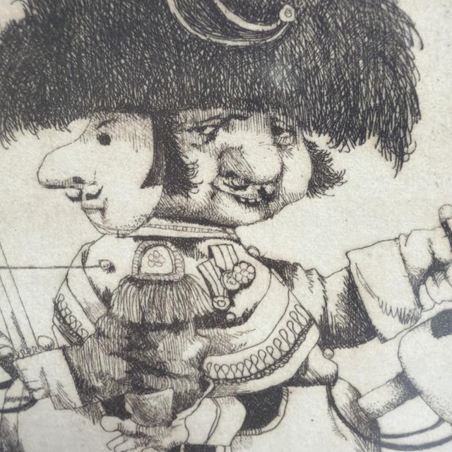 1970s Charles Bragg "Janus" 21/90 Signed Lithograph Framed For Sale - Image 4 of 8