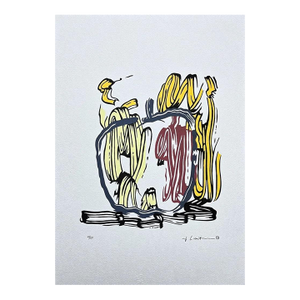 After Roy Lichtenstein, "Apple", 1990s, Silk-Screen