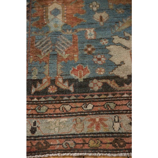 1920s Antique Persian Mehreban Palmette Wool Rug Runner For Sale - Image 12 of 16