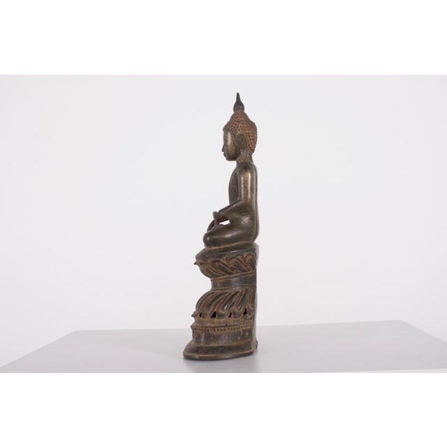 Laotian Artist, Buddha, 19th Century, Bronze For Sale - Image 4 of 10