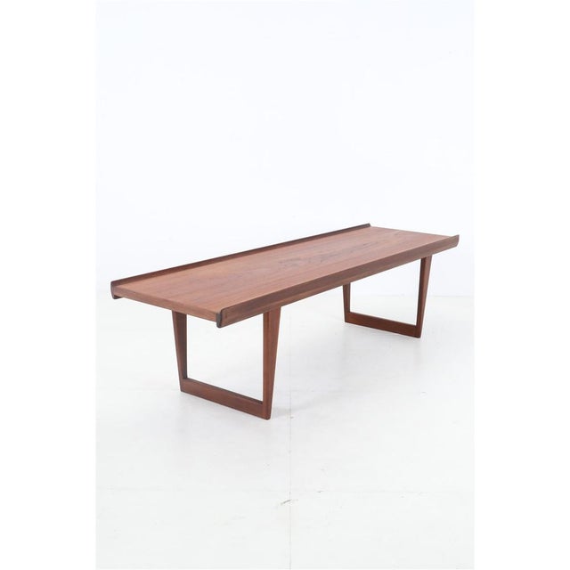 Peter Løvig Nielsen Modern Danish Teak Coffee Table by Peter Løvig Nielsen, 1960s For Sale - Image 4 of 13