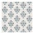 Sample - Schumacher Dalila Hand-Screen Print Fabric in Blue For Sale