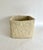 Cream Handcrafted Paper Mache Oblong Bowl For Sale - Image 8 of 9