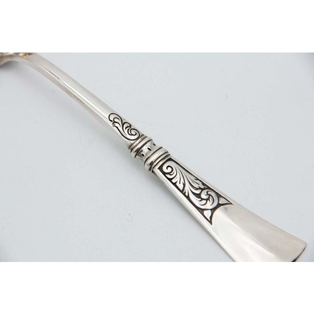Plain Silver Sauce Spoon for Ambidextrous Users, in Good conditions.