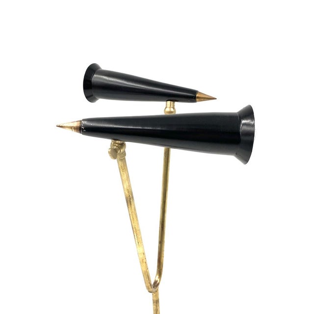 Mid-Century Modern Mid-Century Double Light Table Lamp, Italy, 1960s For Sale - Image 3 of 18