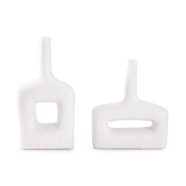 2020s Aase Ceramic Vase- Set of 2 For Sale - Image 5 of 11