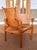 Cognac Leather Safari Chair from Wilhelm Kienzle, 1950s For Sale - Image 4 of 14