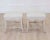 Light Gray Pair of Swedish 19th Century Gustavian Stools For Sale - Image 8 of 9