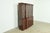 Baker Furniture Company Baker Furniture Style Georgian Flame Mahogany Breakfront Bookcase Cabinet With Drop Front Secretary Desk For Sale - Image 4 of 16