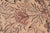 Shabby Chic 1990's Medallion Tulip Pak-Persian Gold/Pink Wool Round Rug- 8'2'' X 8'3'' For Sale In New York - Image 6 of 9