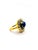 Bochic “Orient” Vintage Rose Cut Diamond & Tanzanite Ring Set 18K Gold & Silver For Sale - Image 11 of 11