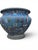 Blue Egyptian Revival Cloisonné Jardinière with Polychrome Decoration, 1900 For Sale - Image 8 of 12