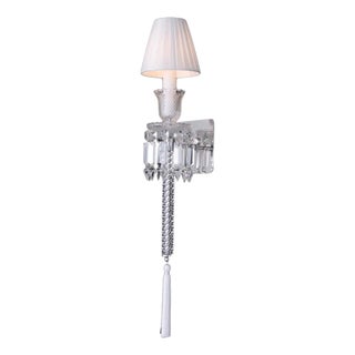 Collection Regina Wall Lamp in Metal and Crystal by Jago For Sale